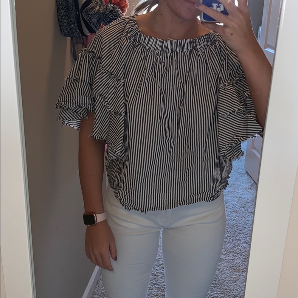 Versatile Striped Top - Picture 2 of 5